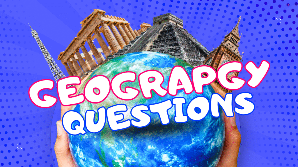 60 Geography Questions for GK Quiz