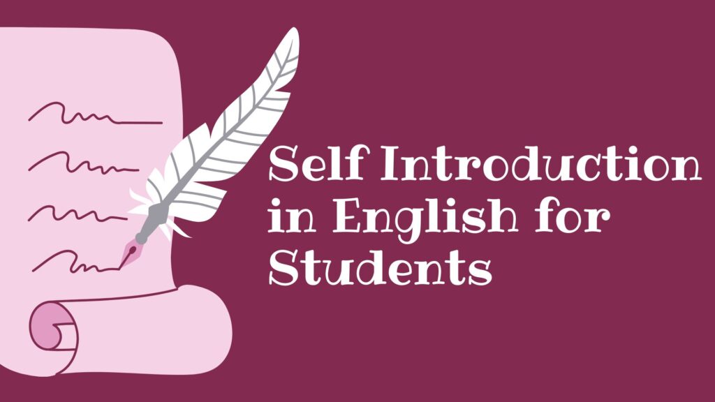 Self Introduction in English for Students