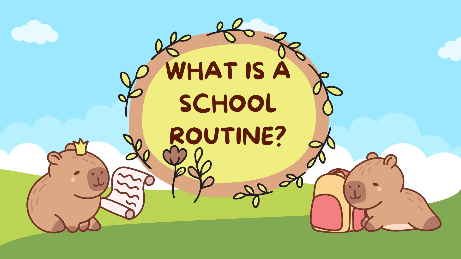 what is a school routine
